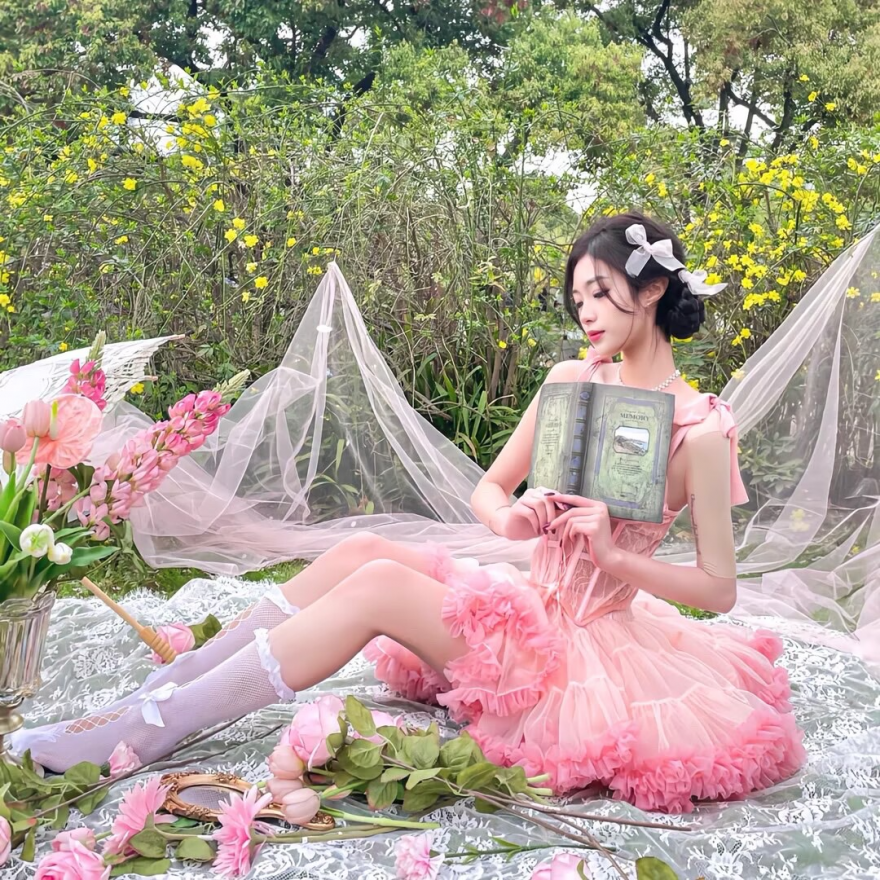 氛围感小清新侧脸女生头像