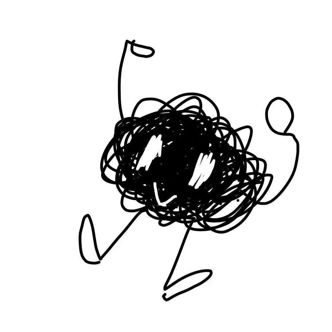 简约简笔画卡通头像