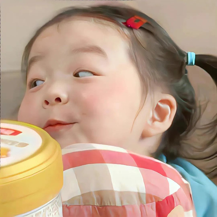 可爱丸子妹小女孩萌娃头像