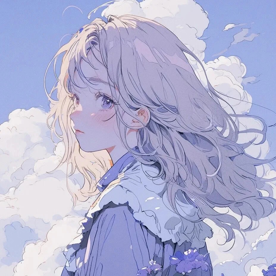 qltxwmna唯美治愈动漫情侣头像