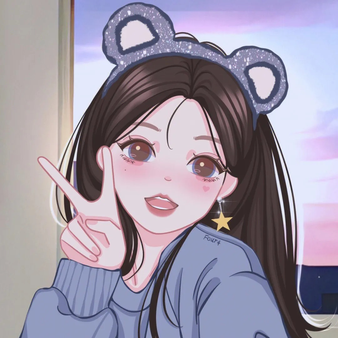 手绘动漫头像女