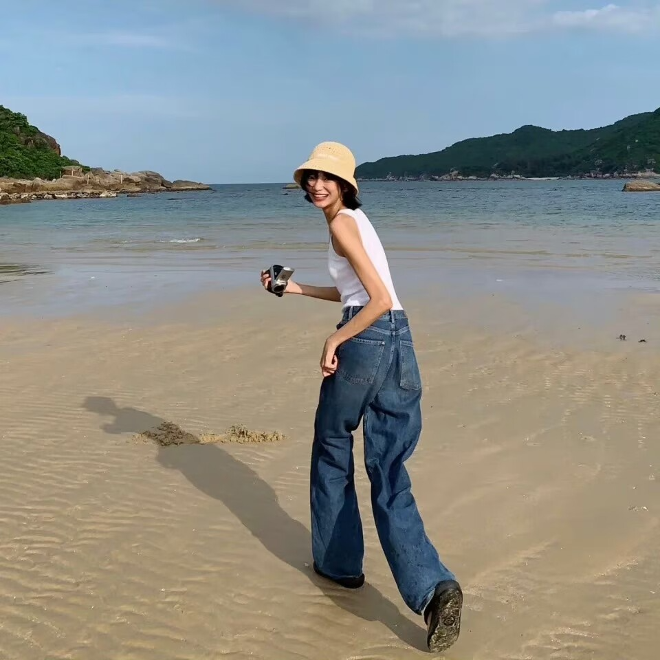 海边氛围感女生头像