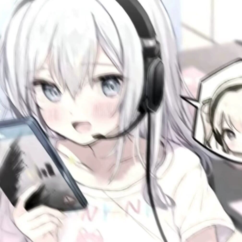 朦胧呆萌动漫头像女