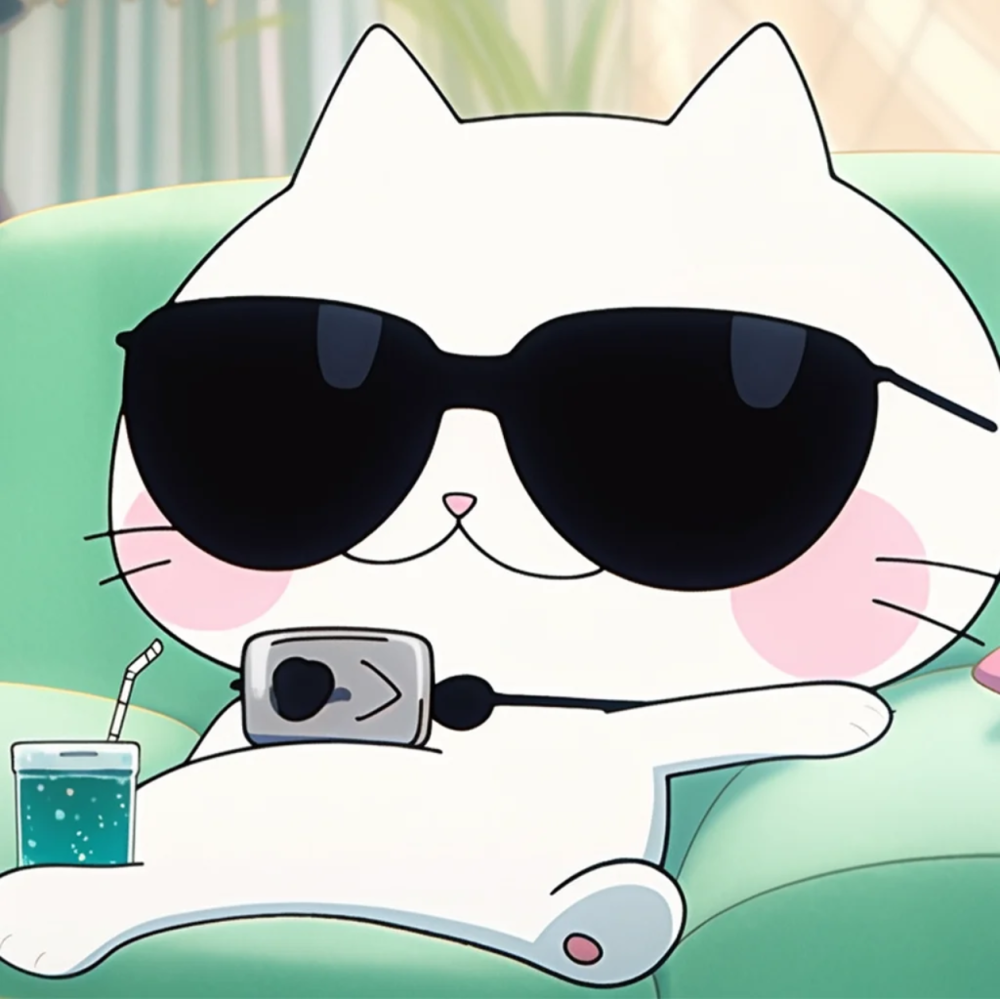mojisdmaobezlianren墨镜沙雕搞怪猫咪动漫情侣头像
