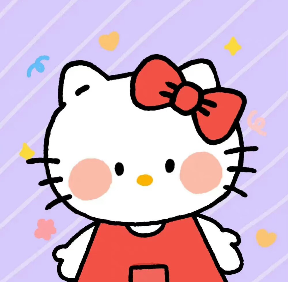 qltxdmslo可爱三丽鸥kt猫卡通情侣头像