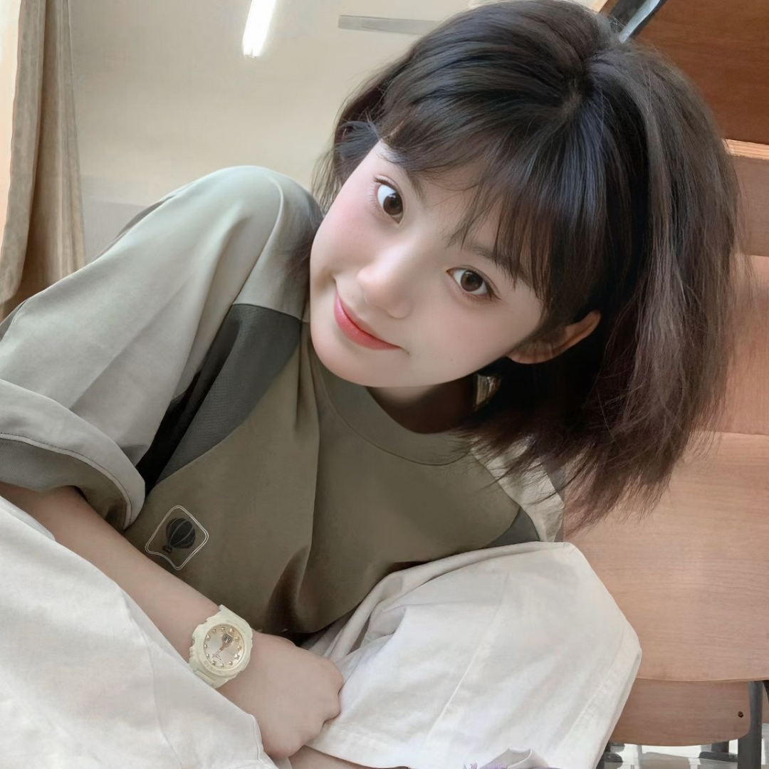 甜美爱笑女生头像
