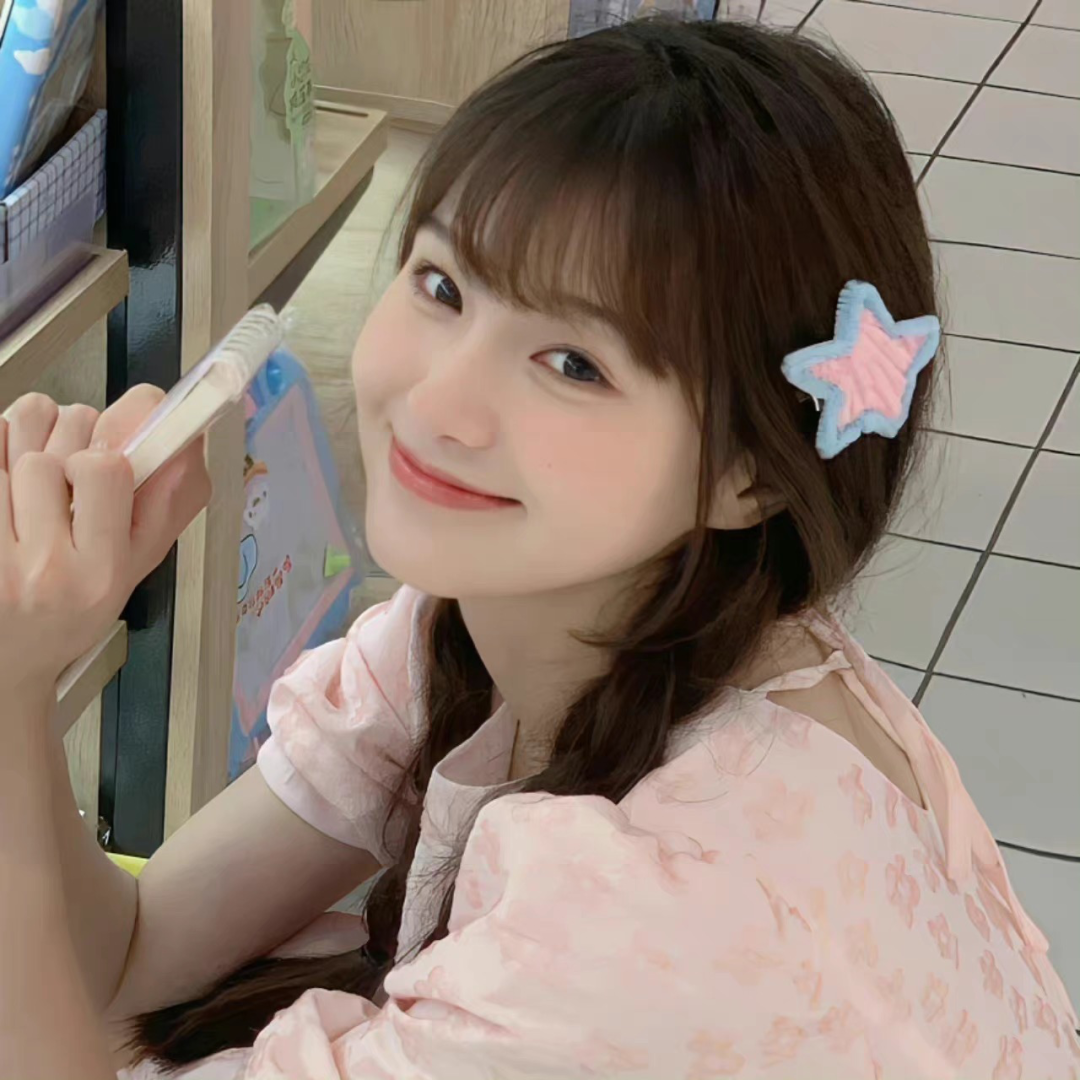 甜美爱笑女生头像