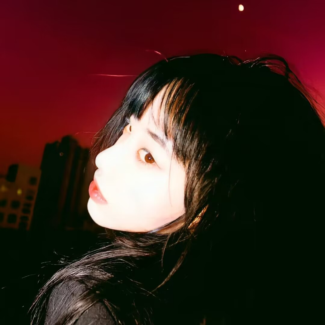 侧脸女生头像