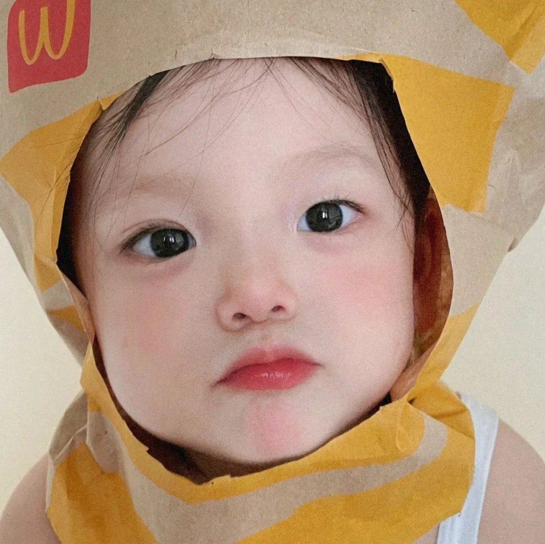 麦当劳小女孩萌娃头像