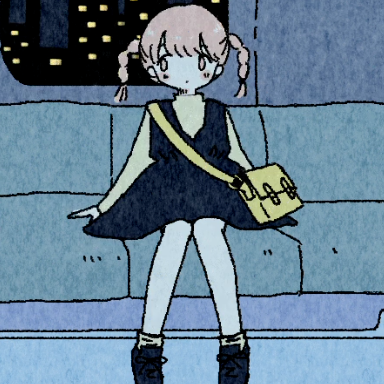 孤独感动漫头像女