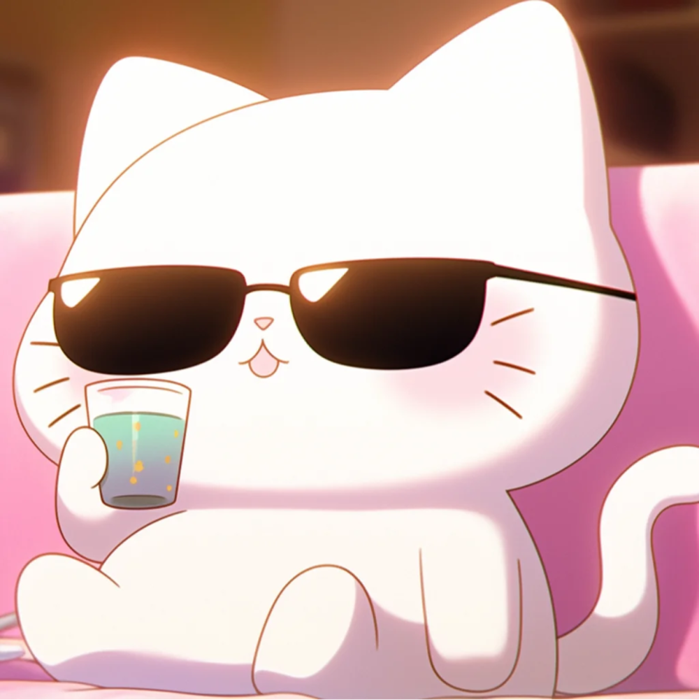 mojisdmaobezlianren墨镜沙雕搞怪猫咪动漫情侣头像