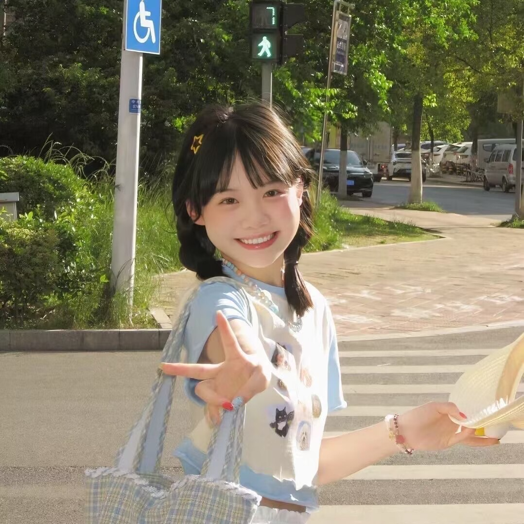 甜妹爱笑女生头像