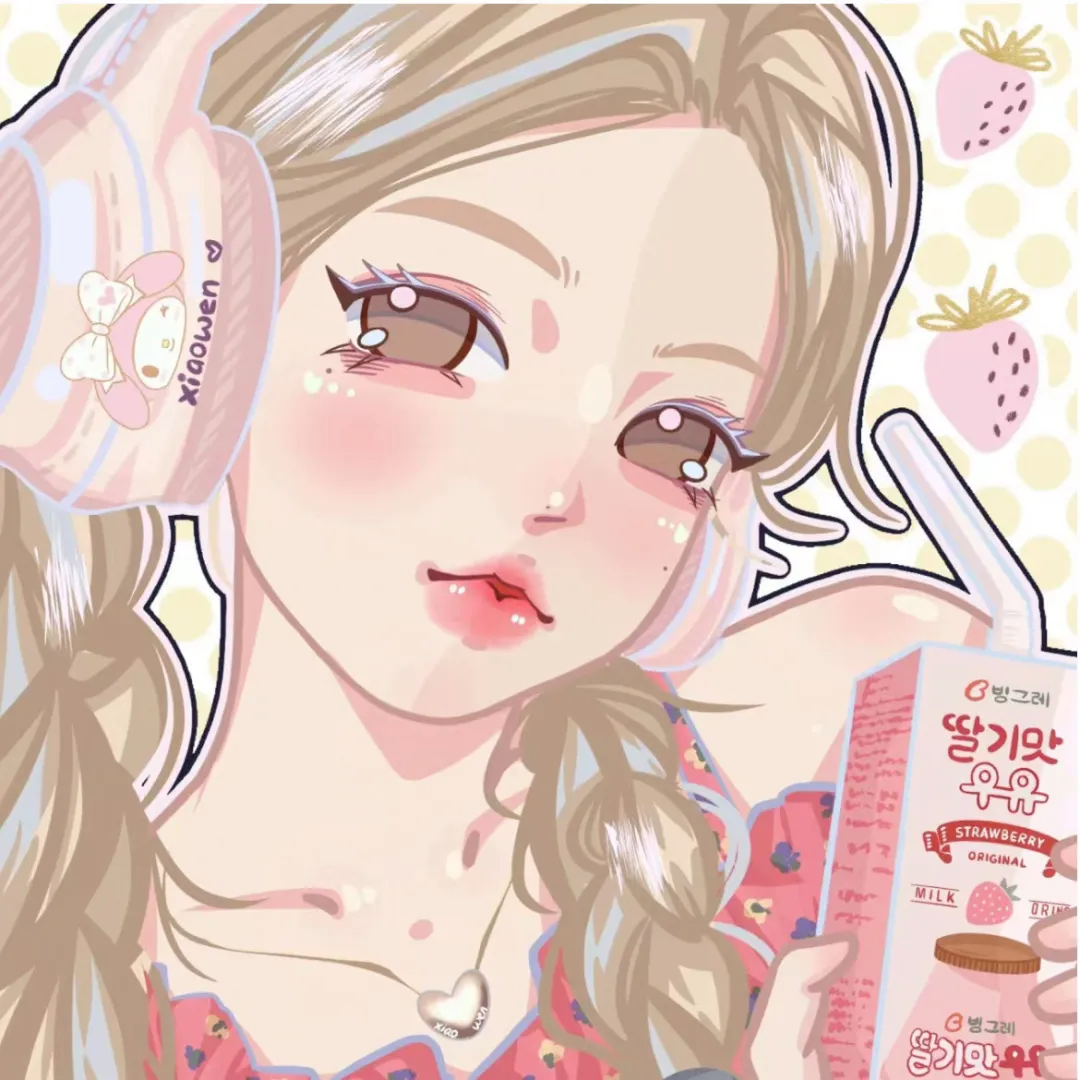 手绘动漫头像女