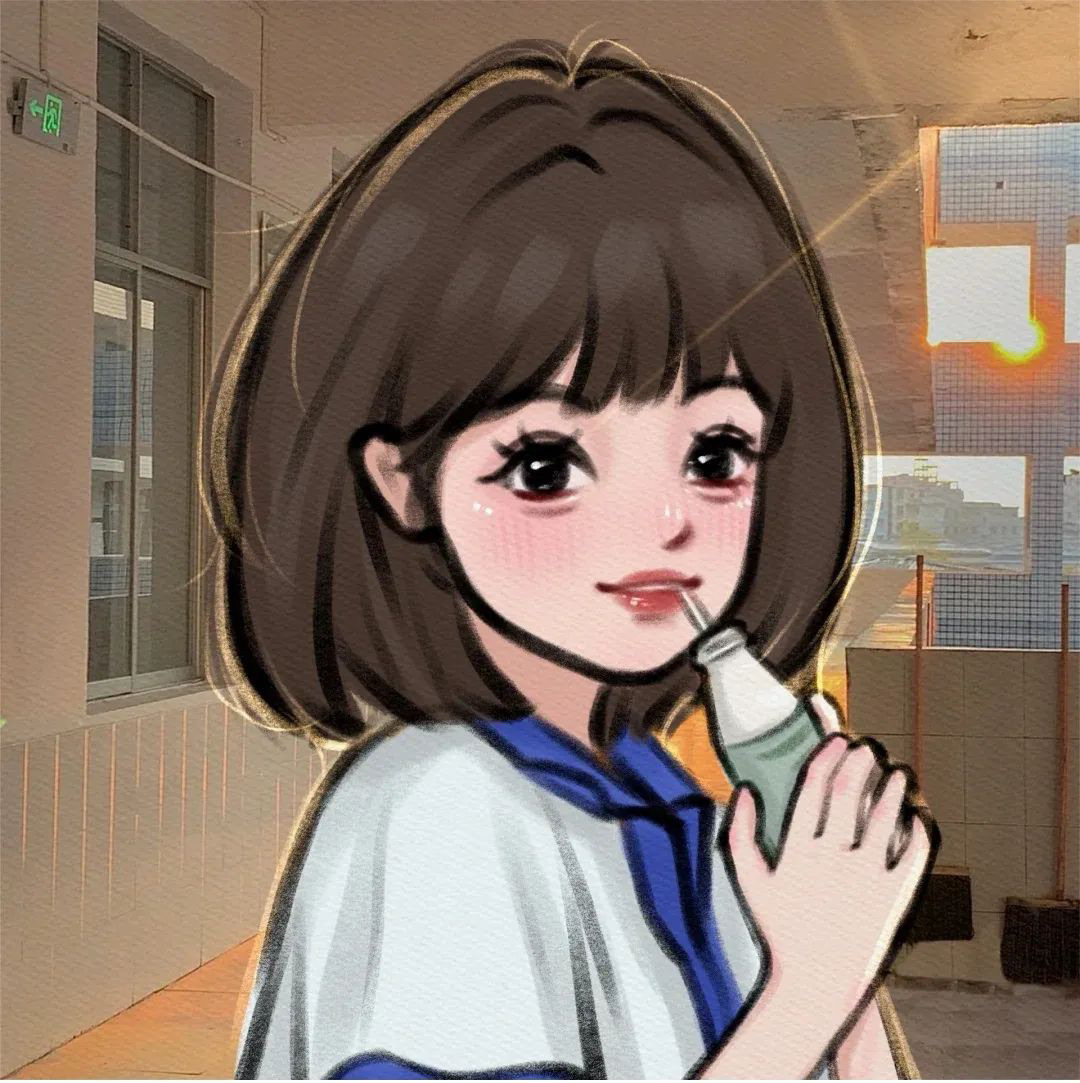 手绘动漫头像女