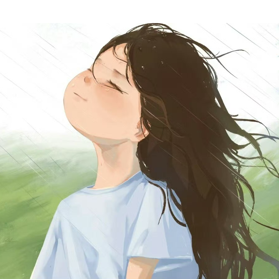 唯美插画动漫头像女