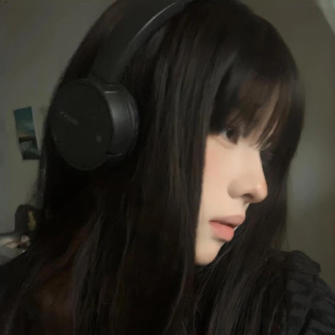 侧脸女生头像