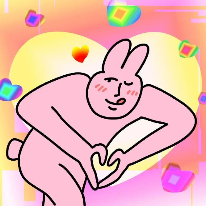 沙雕搞怪兔子卡通头像
