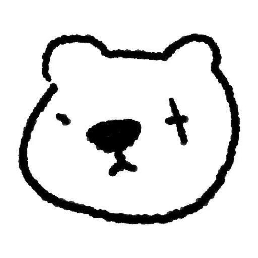 简约简笔画卡通头像