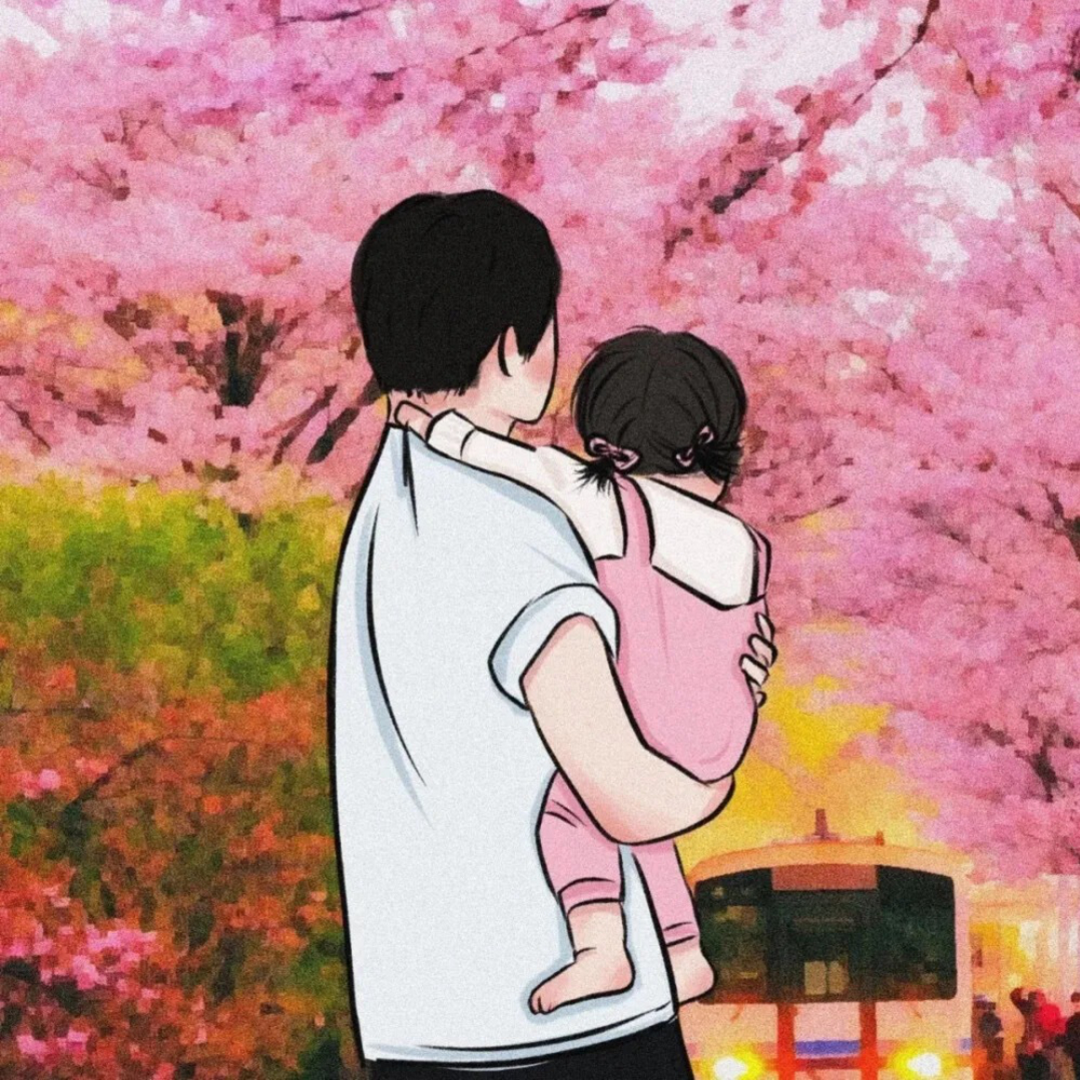亲子动漫情侣头像