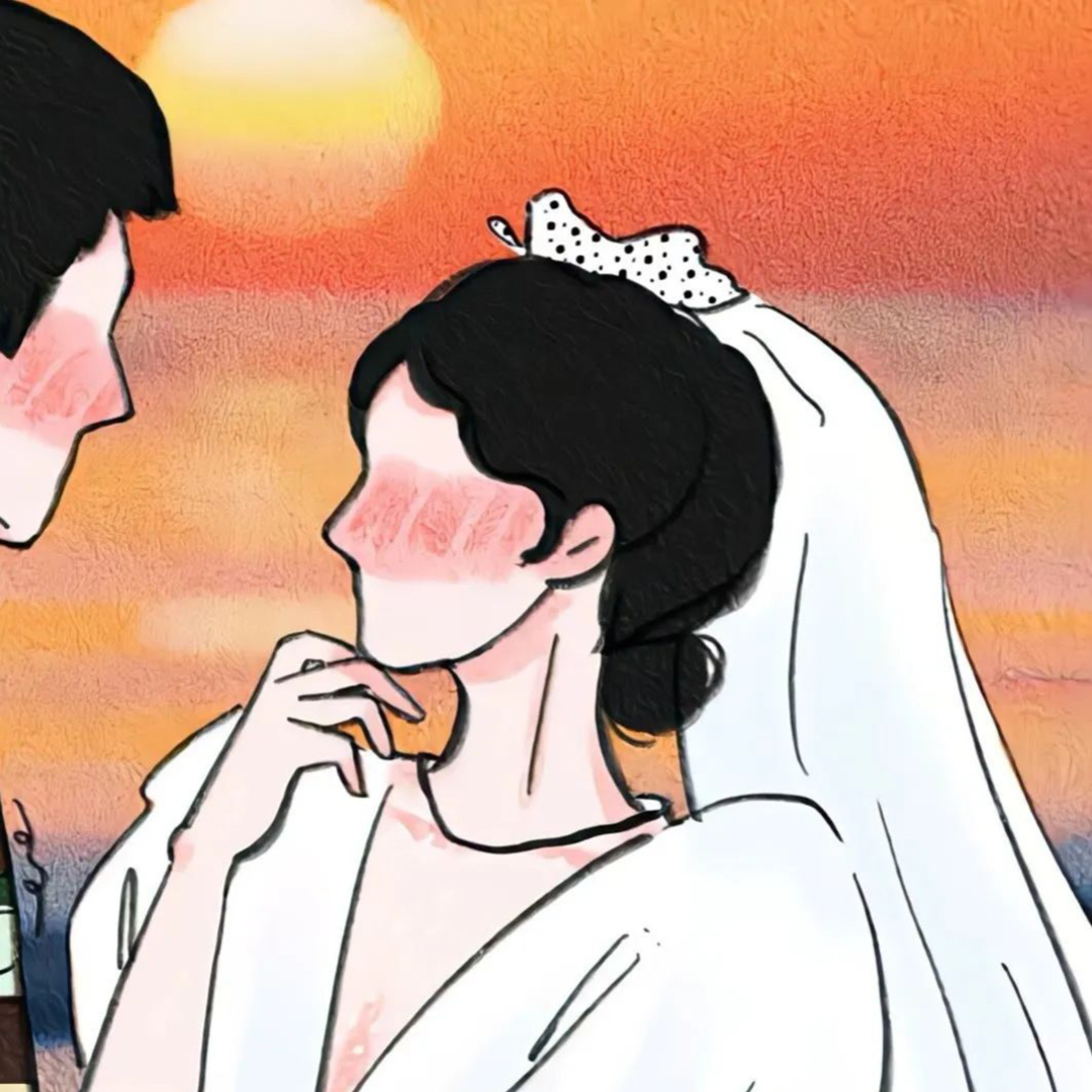 婚纱动漫情侣头像