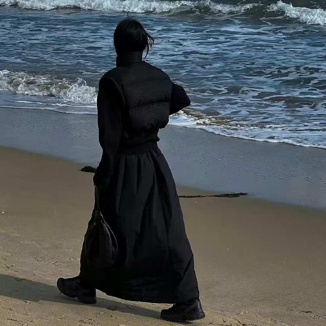 氛围感海边女生头像