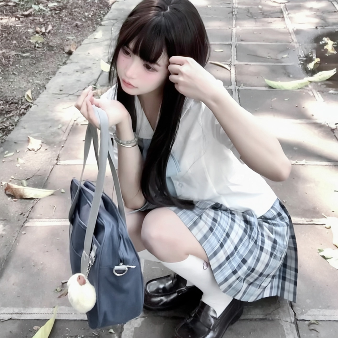 jk制服女生头像