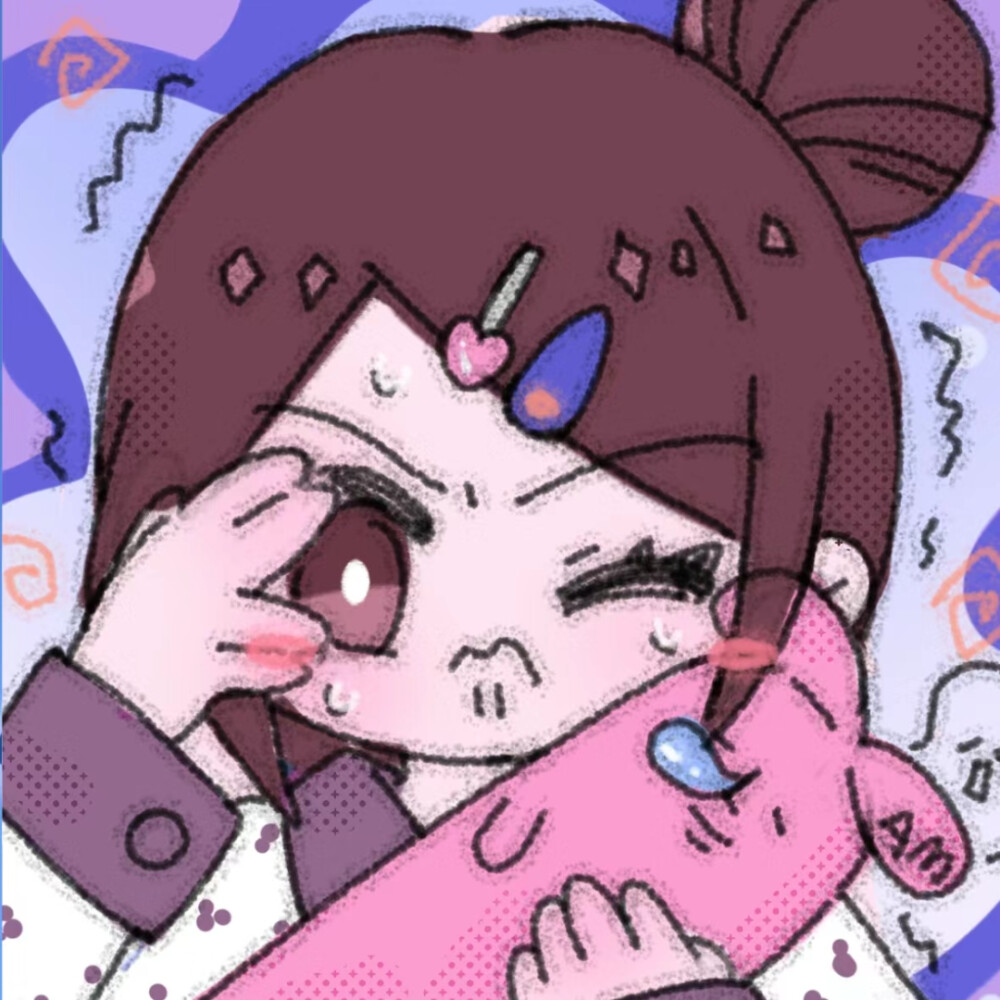 tuyabgtrfvyuange涂鸦三人闺蜜头像动漫闺蜜头像