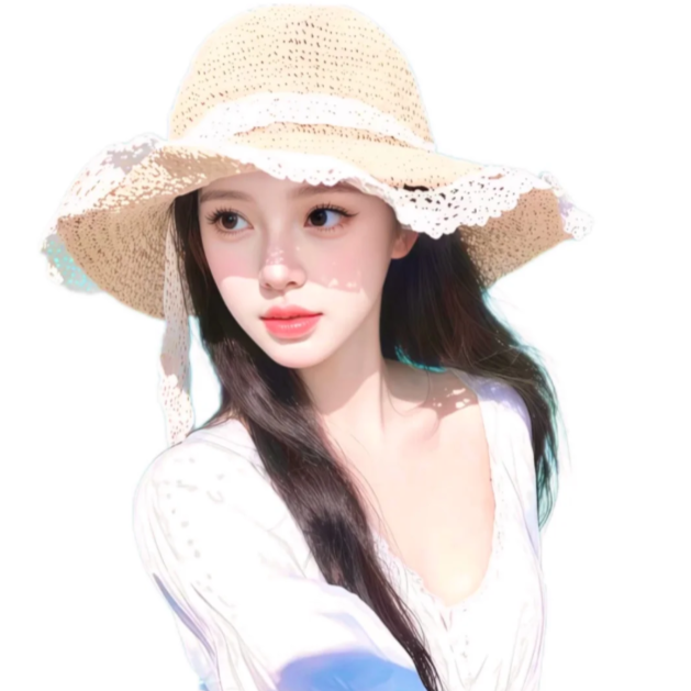 白底清冷女生头像