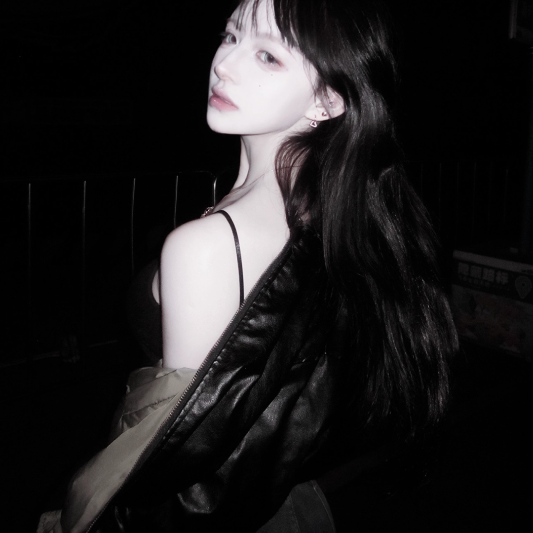 气质侧脸女生头像