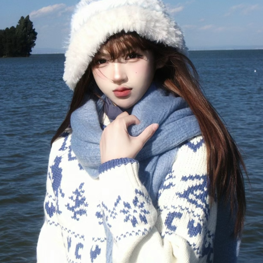 氛围感海边女生头像