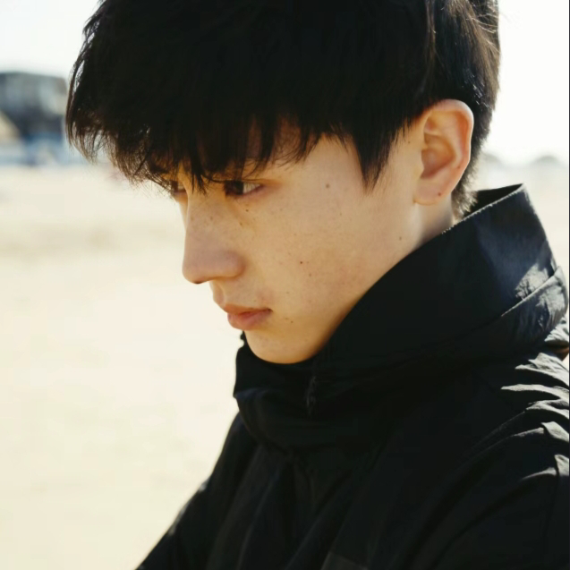 帅气侧脸男生头像