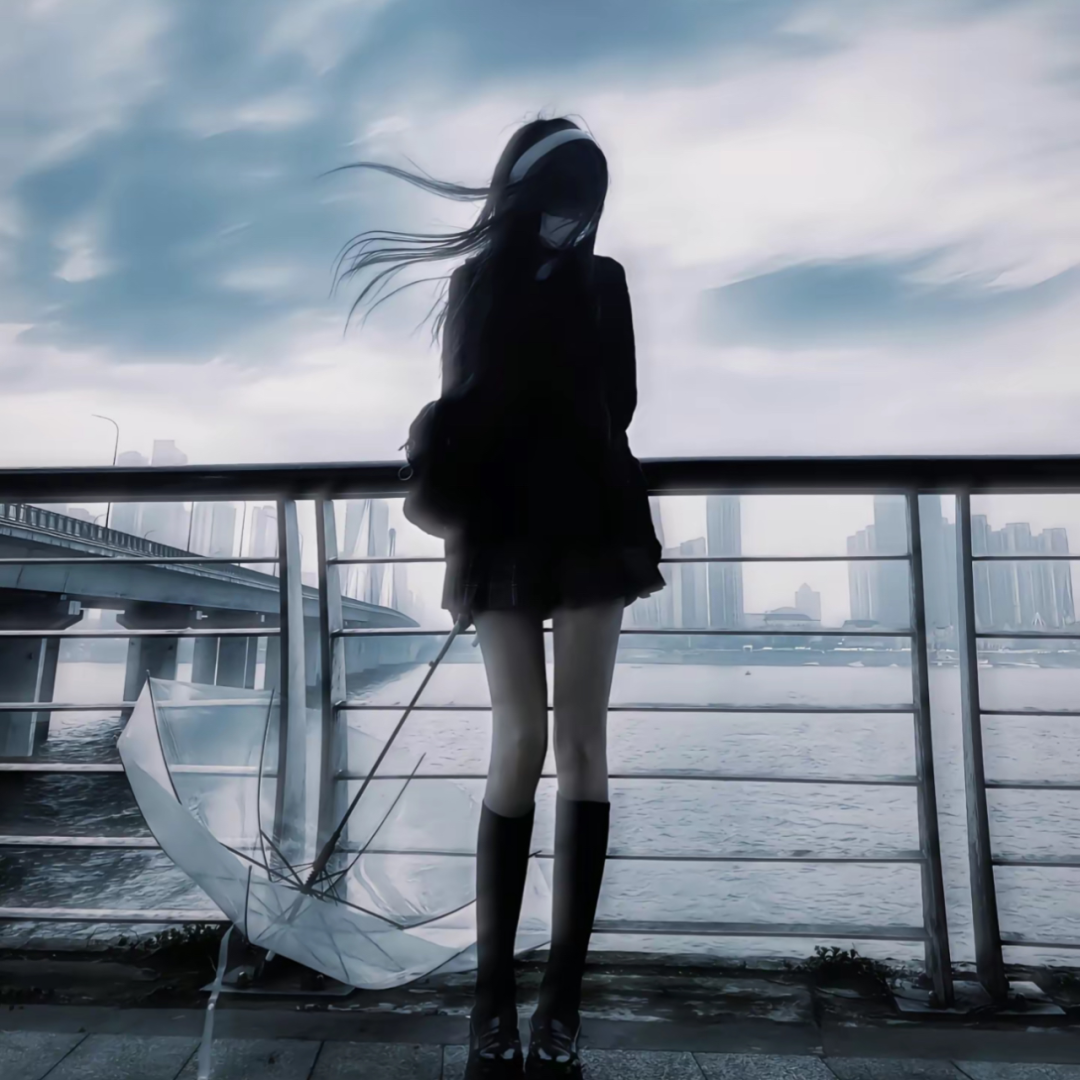 孤独感女生头像