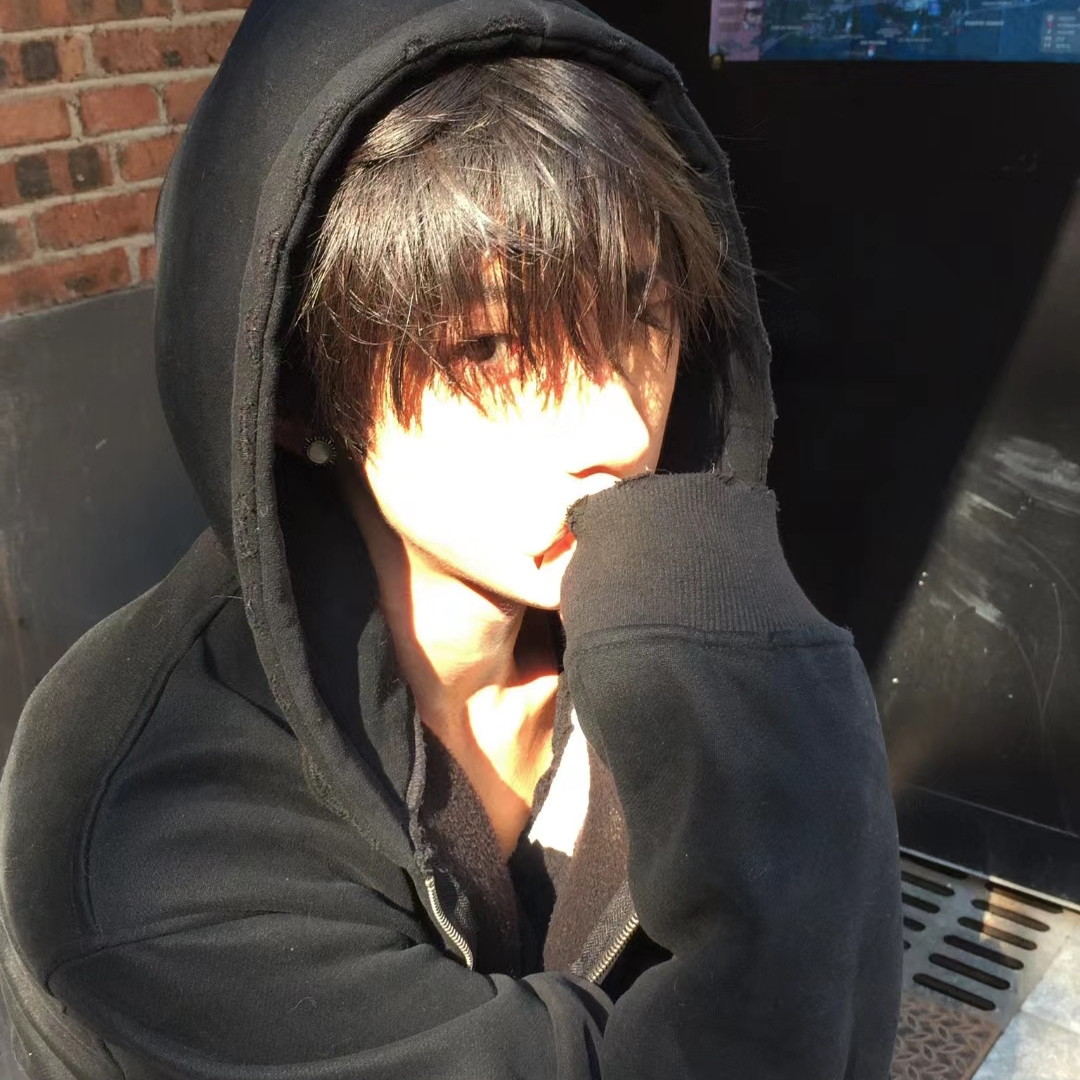 光感痞帅男生头像