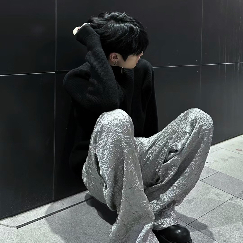 痞帅侧脸男生头像
