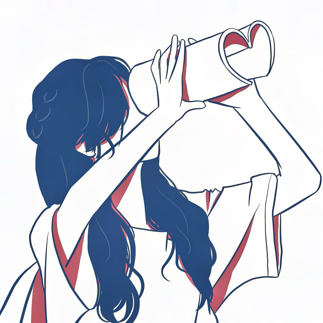 手绘动漫头像女