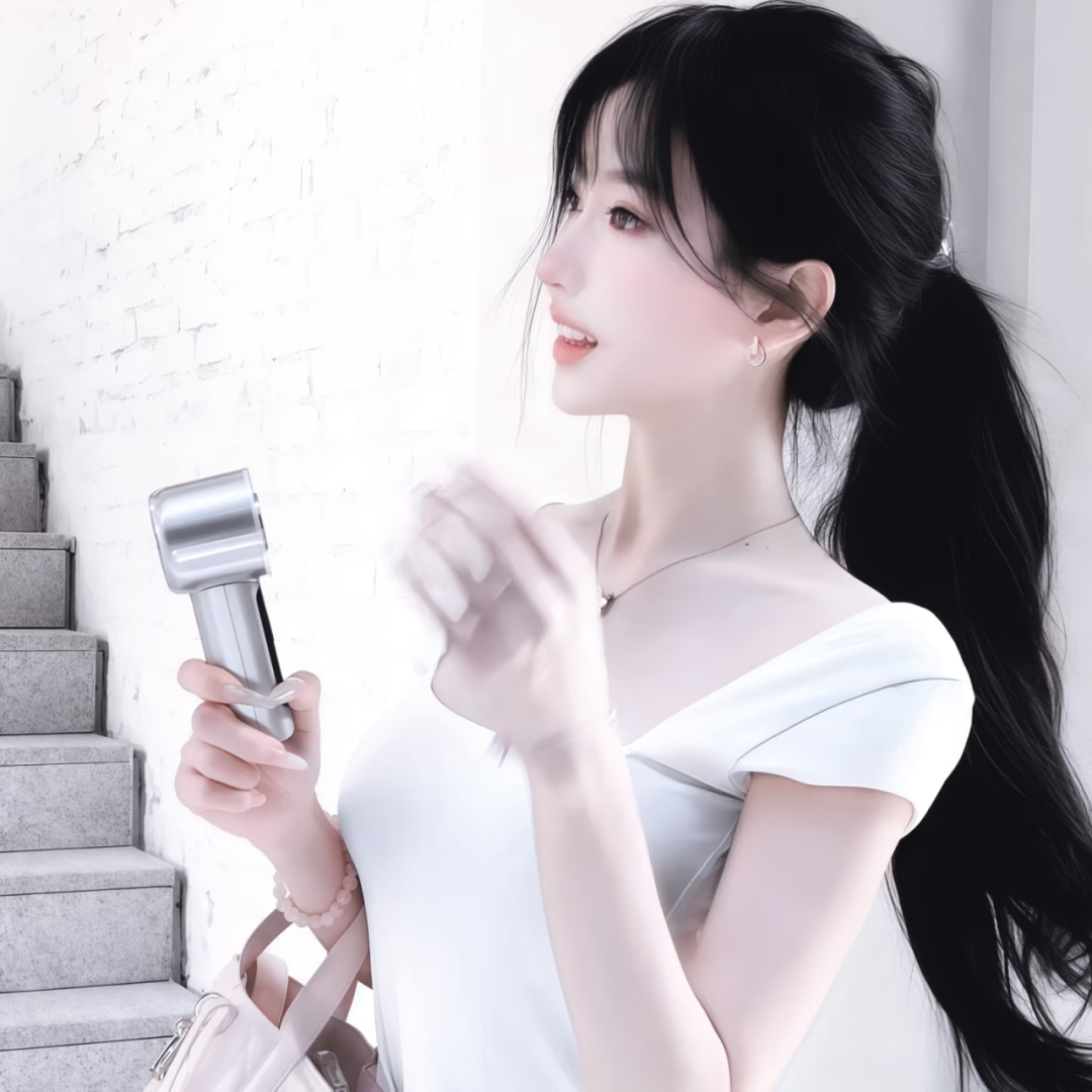 温柔侧脸女生头像