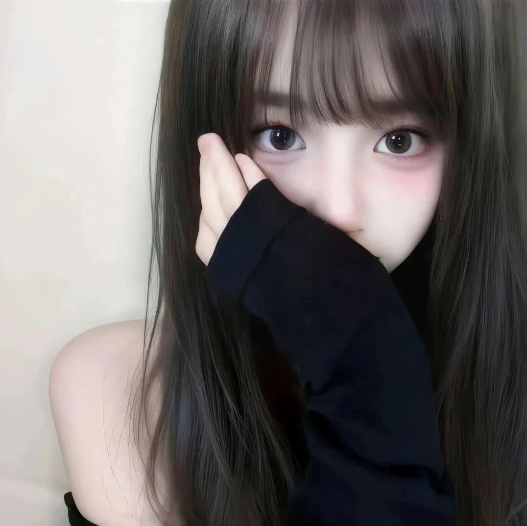 捂嘴纯欲女生头像