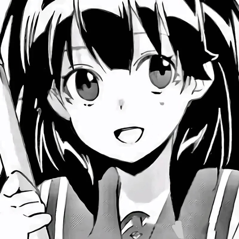 动漫头像  动漫女 动漫女头  黑白 黑白动漫头像 黑白动漫女