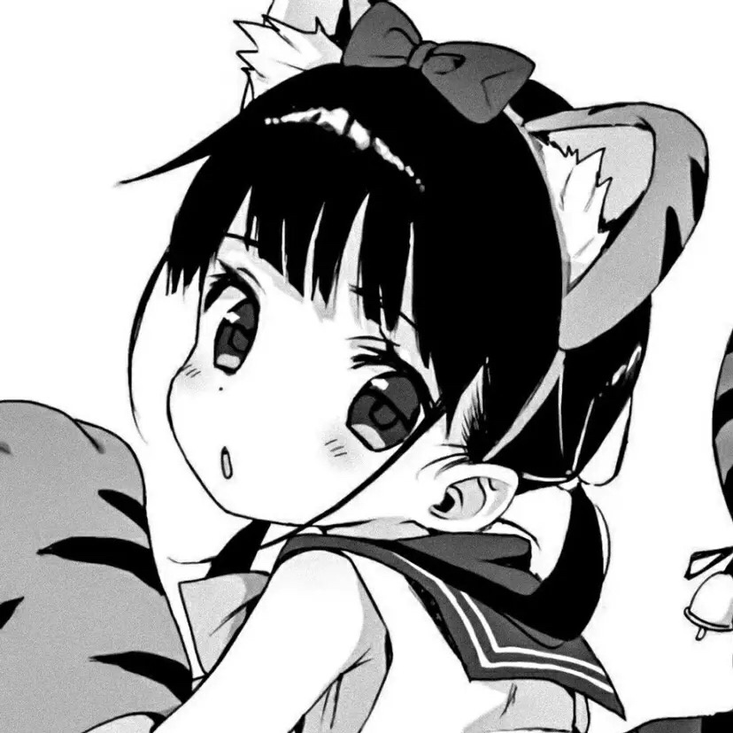 动漫头像  动漫女 动漫女头  黑白 黑白动漫头像 黑白动漫女
