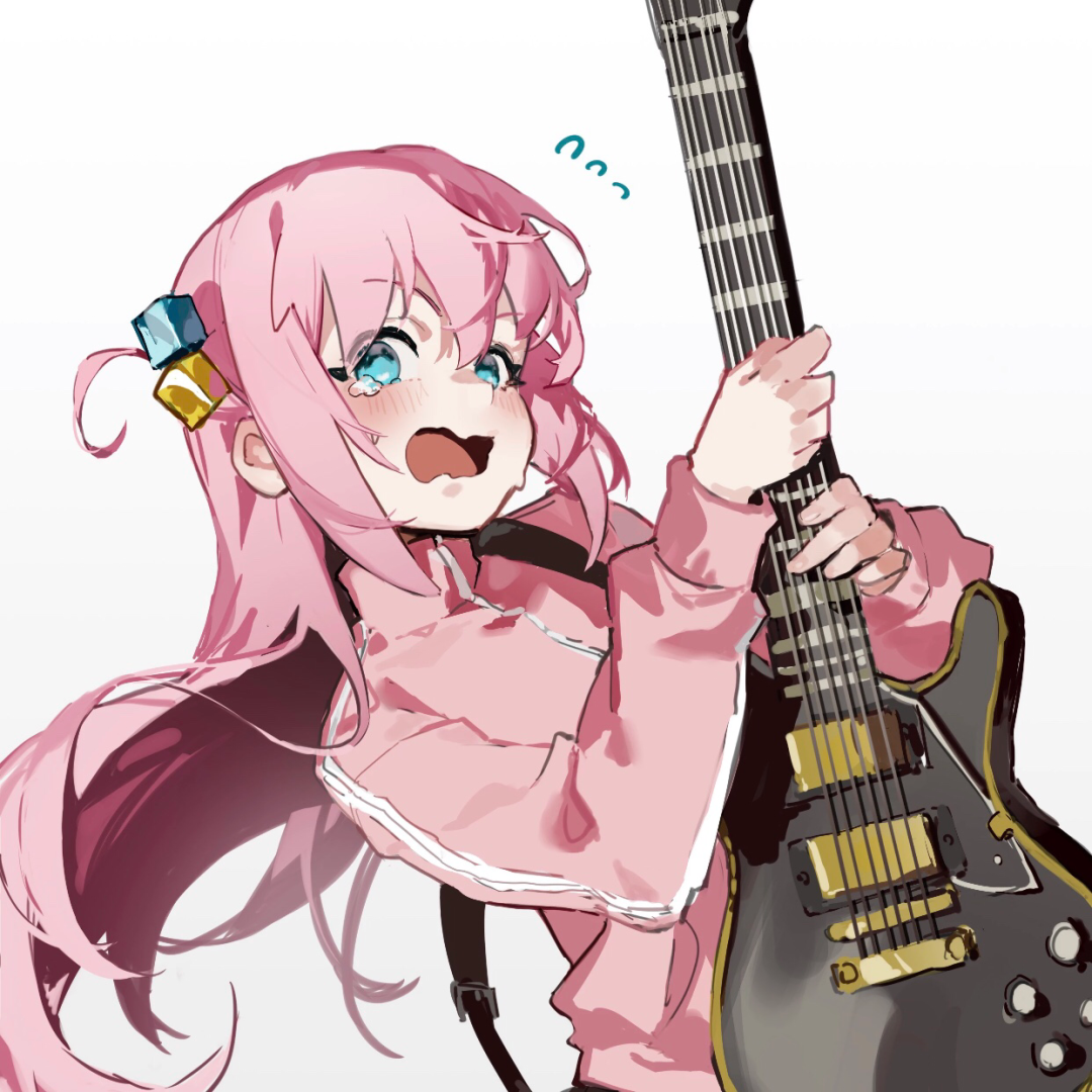 吉他动漫头像女