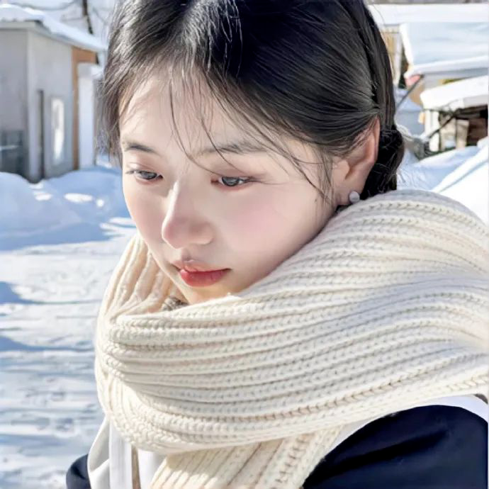 冬天温柔女生头像