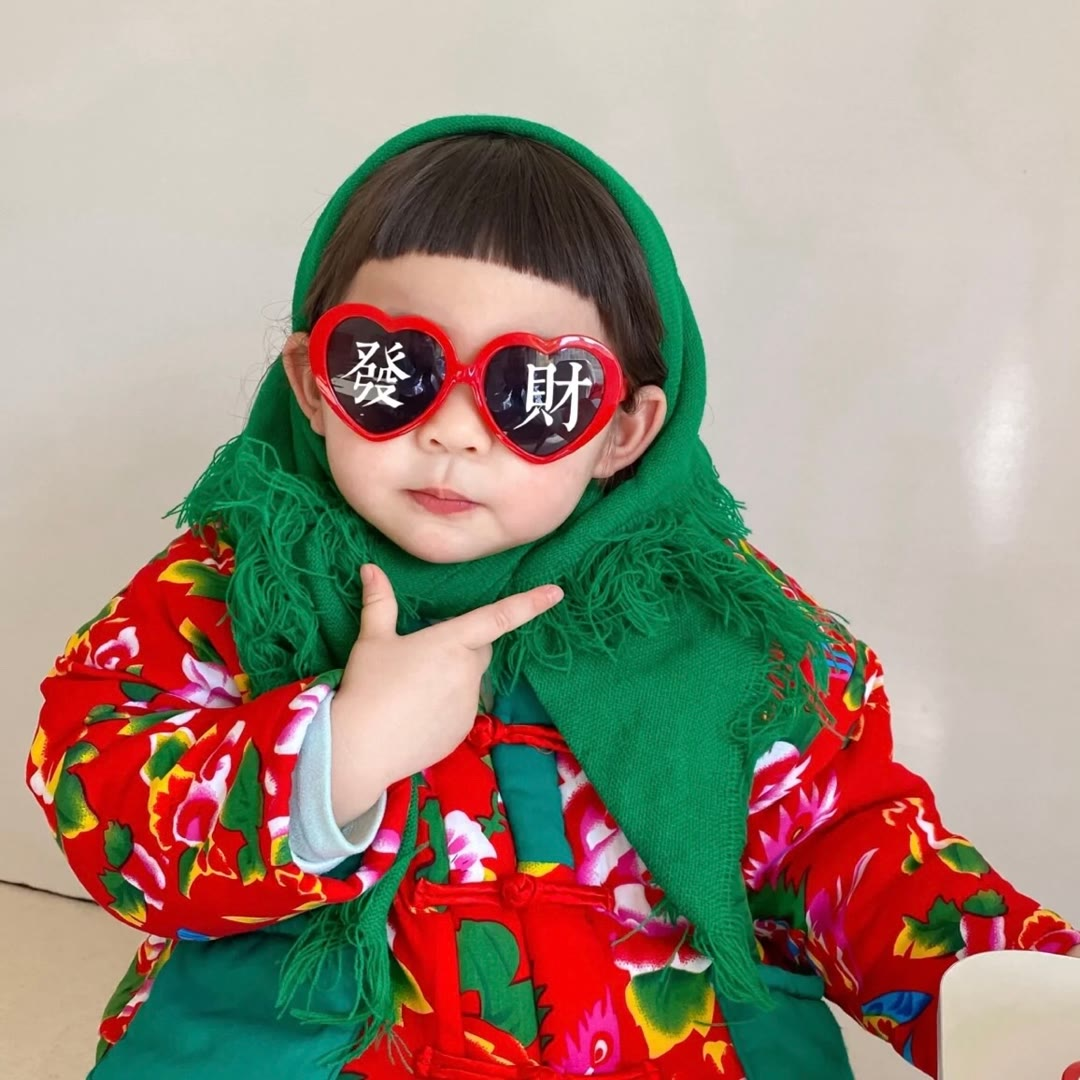 萌娃 萌娃头像 新年 新年头像 新年女头 新年女生头像