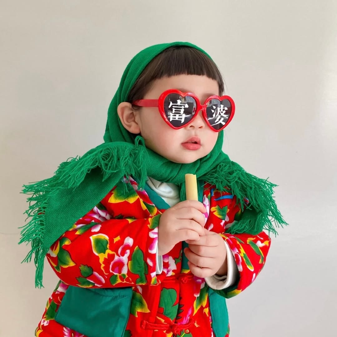 萌娃 萌娃头像 新年 新年头像 新年女头 新年女生头像