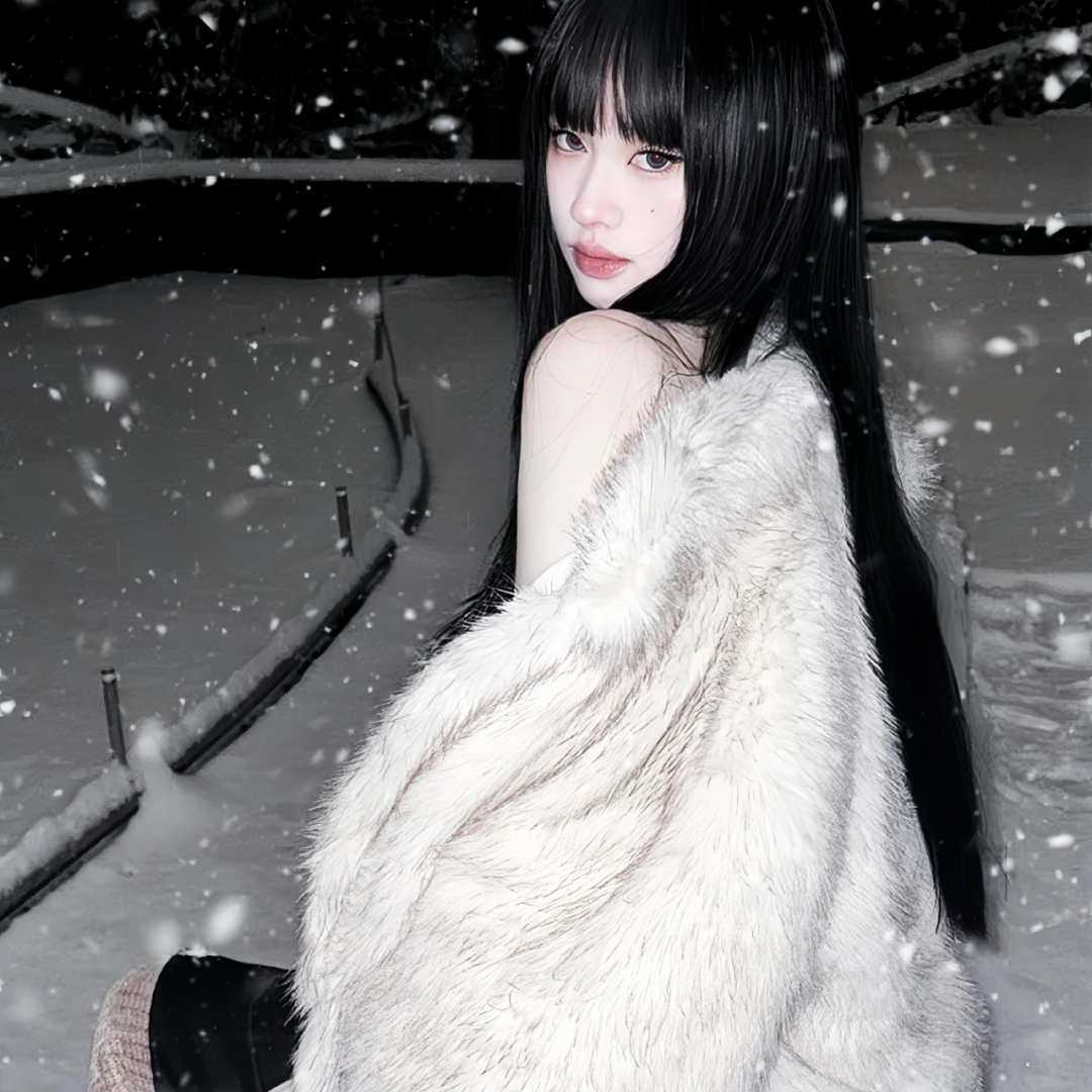 冬天温柔女生头像