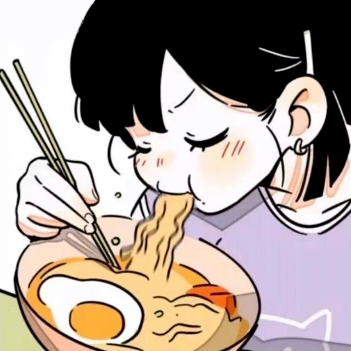 吃货手绘动漫头像女