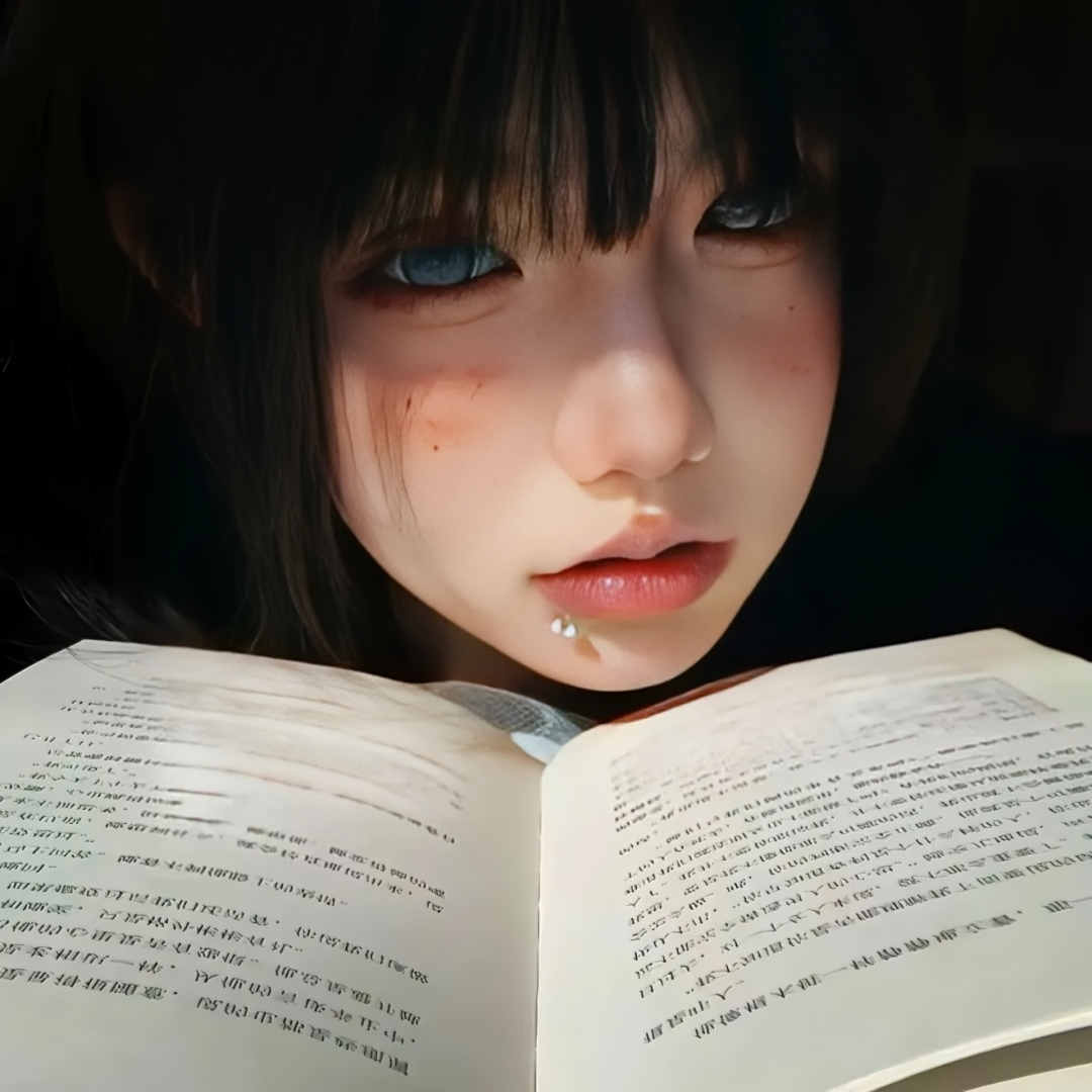 看书少萝女生头像