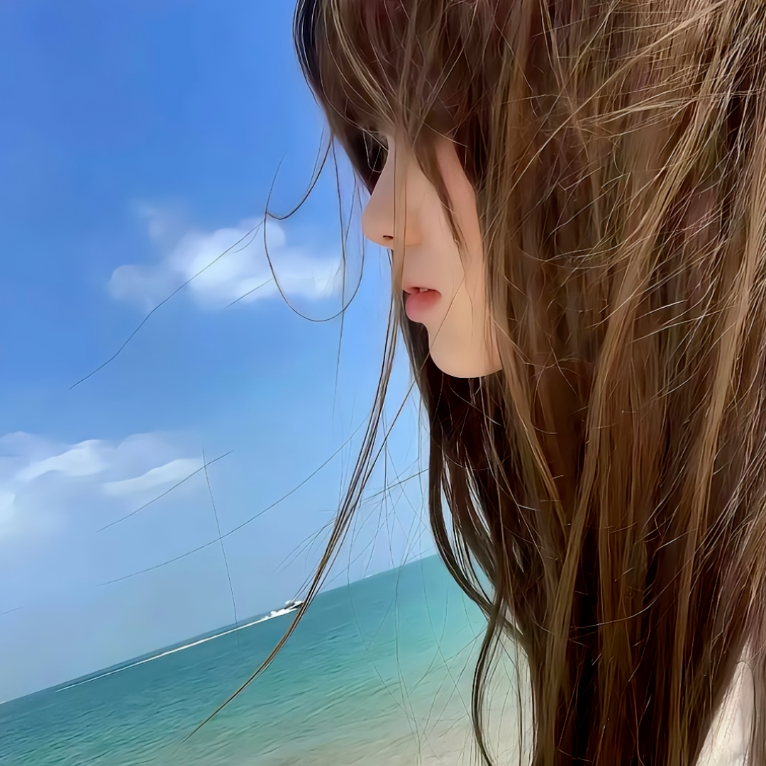 xiewenlunukuzehainuo海边真人情侣头像