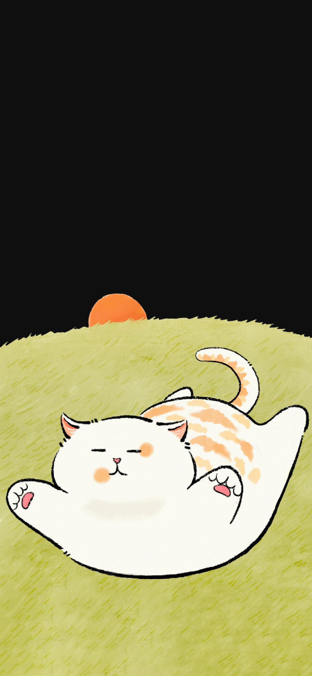 可爱猫咪插画壁纸