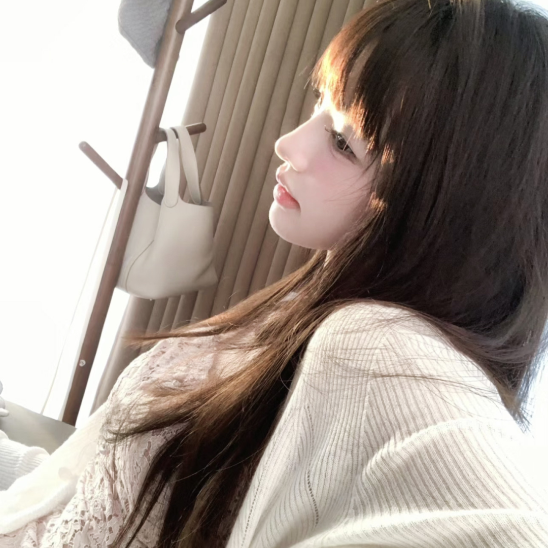 小众侧脸女生头像