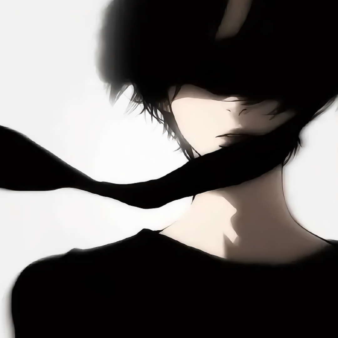 黑白动漫头像男